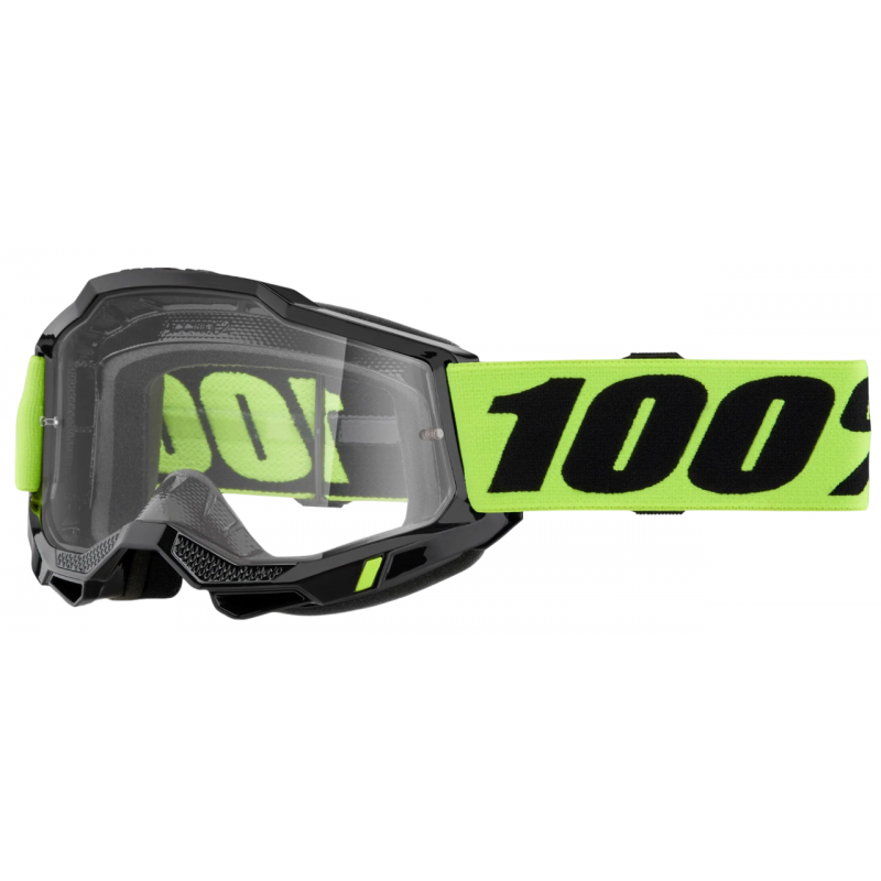 Мотоочки кроссовые 100% Accuri 2 Neon Yellow -Clear