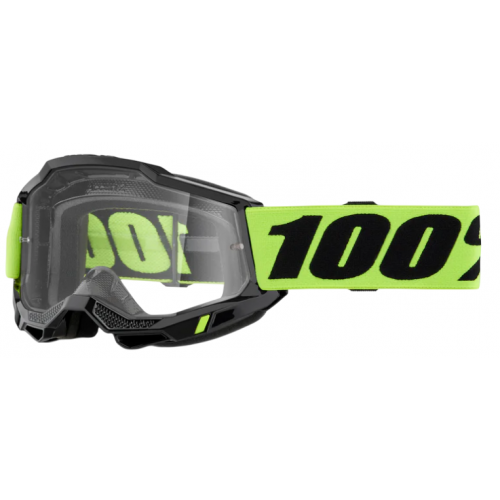 Мотоочки кроссовые 100% Accuri 2 OTG Neon Yellow -Clear