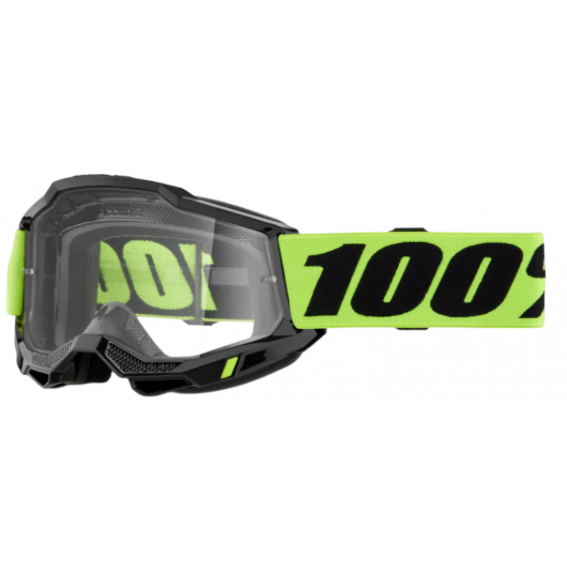 Мотоочки кроссовые 100% Accuri 2 OTG Neon Yellow -Clear