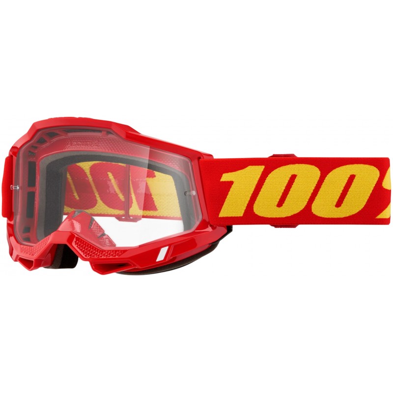 Мотоокуляри маска 100% Accuri 2 OTG Red -Clear