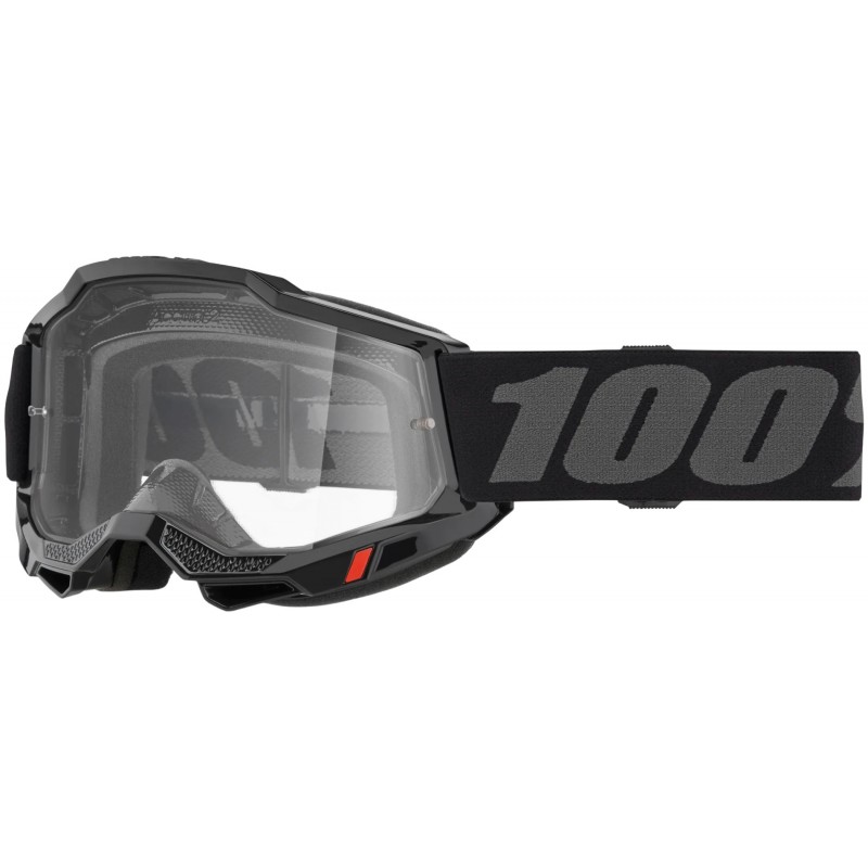 Мотоокуляри маска 100% Accuri 2 Sand Black -Clear