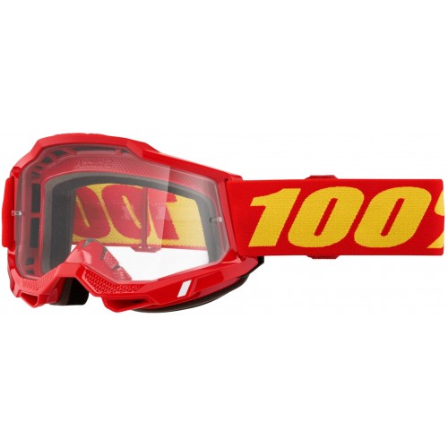 Мотоокуляри маска 100% Accuri 2 Red -Clear