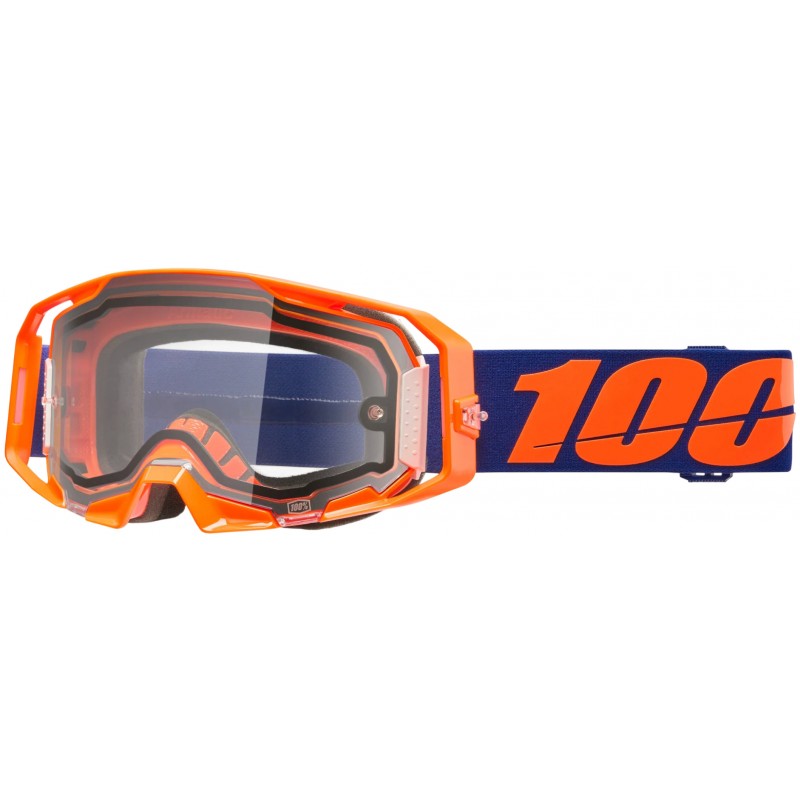 Мотоокуляри маска 100% ARrmatic Enduro Orange -Clear