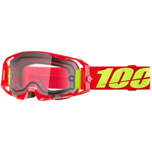 Мотоокуляри маска 100% ARrmatic Enduro Red -Clear