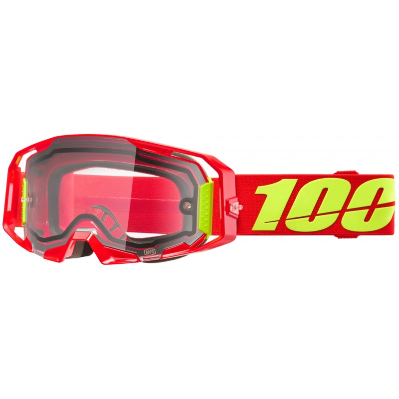 Мотоокуляри маска 100% ARrmatic Enduro Red -Clear