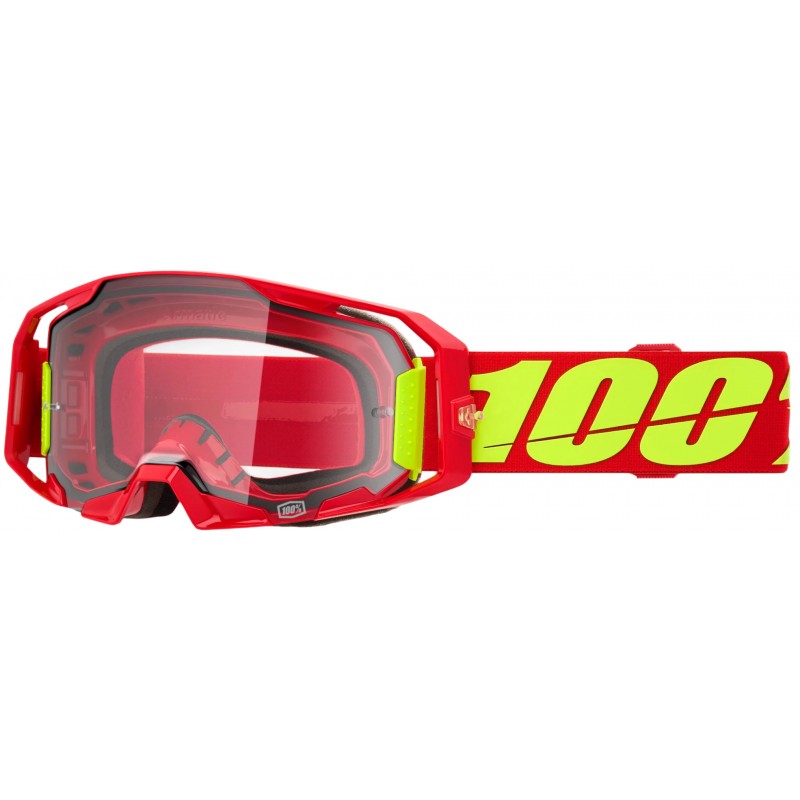 Мотоокуляри маска 100% ARrmatic Red -Clear