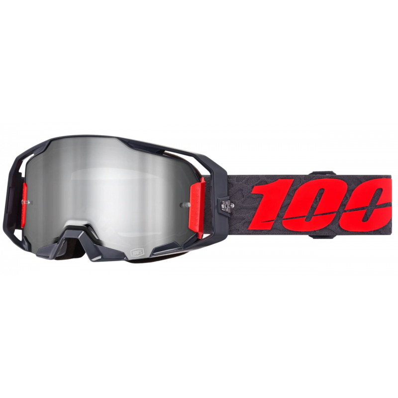 Мотоочки кроссовые 100% Armatic Turo -Silver