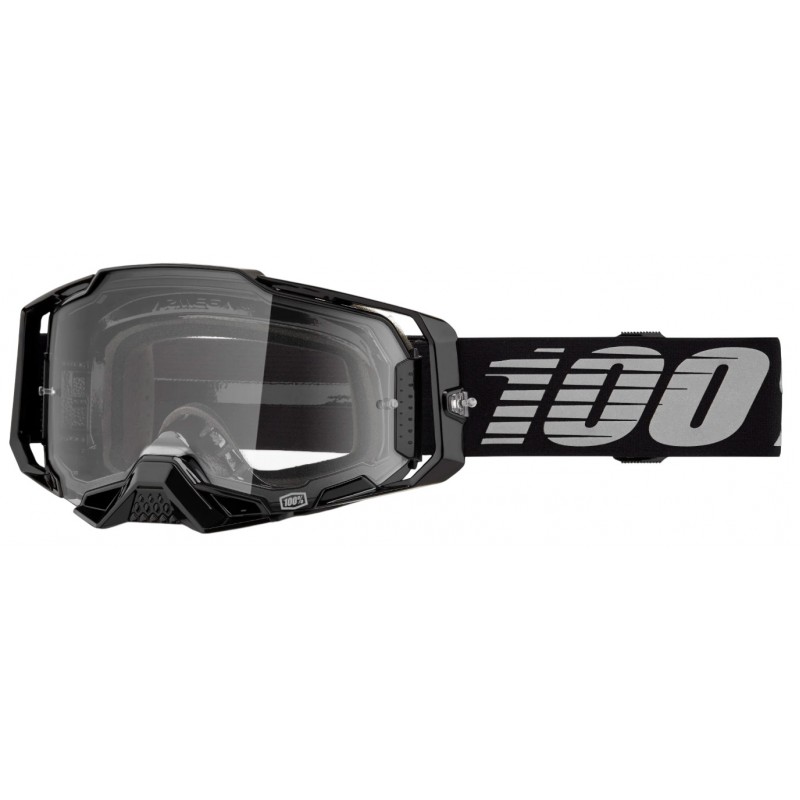 Мотоокуляри маска 100% Armega Black -Clear