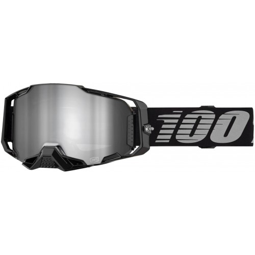 Мотоокуляри маска 100% Armega Black -Silver