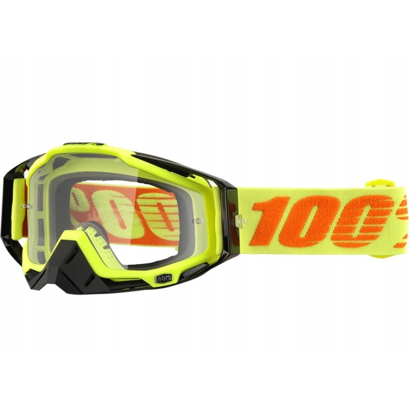 Мотоокуляри кросові 100% Racecraft Attack Yellow