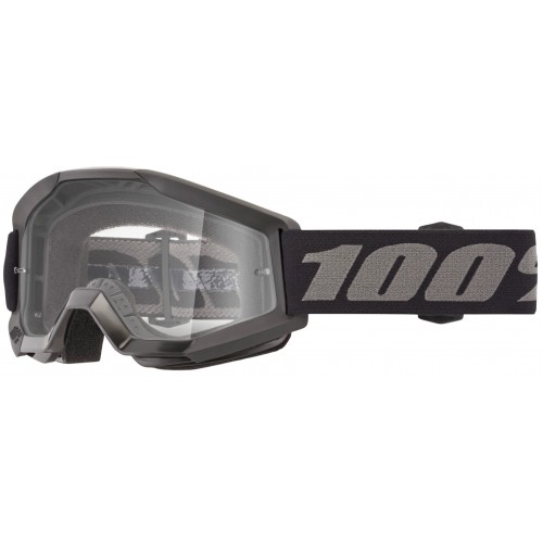 Мотоокуляри маска дитячі 100% Strata Mini Black -Clear