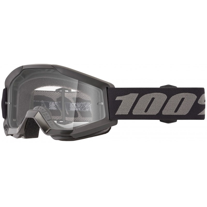 Мотоокуляри маска дитячі 100% Strata Mini Black -Clear