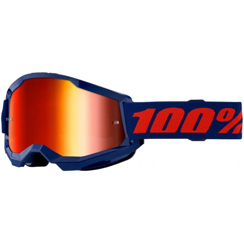 Мотоокуляри маска 100% Strata 2 Navy -Red