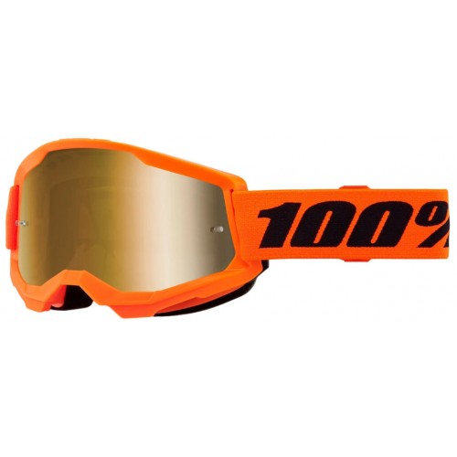 Мотоокуляри маска 100% Strata 2 Orange -Gold