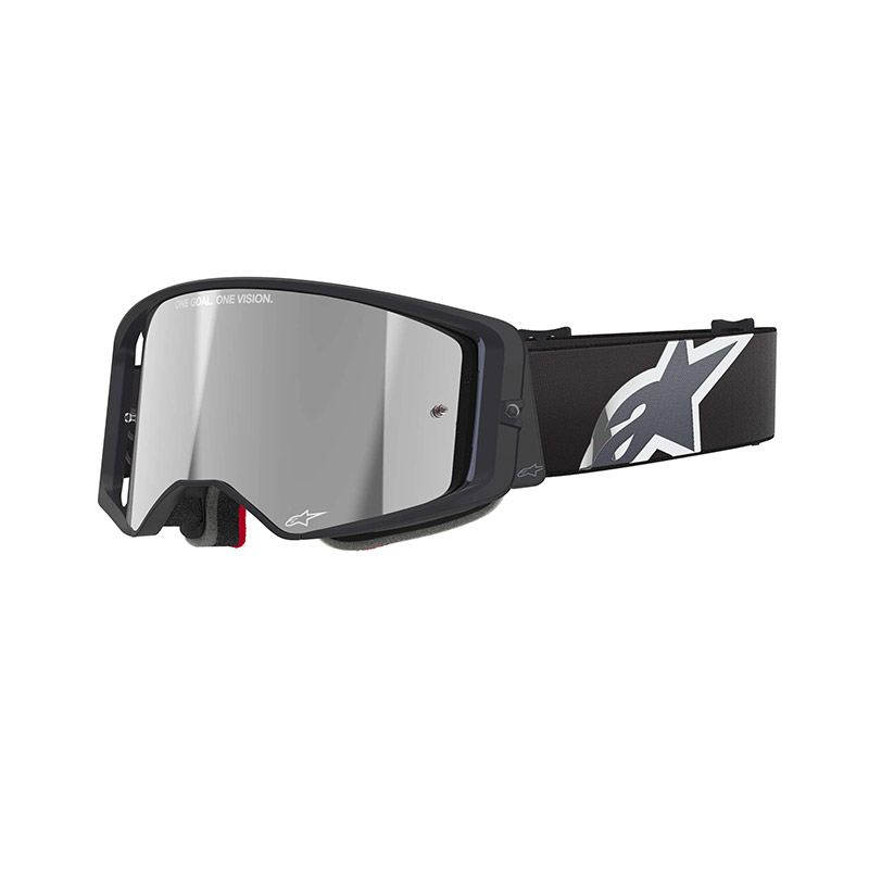 Мотокуляри кроссові Alpinestars Supertech Corp Black/Grey -Silver