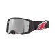Мотокуляри кроссові Alpinestars Supertech Corp Black/Red -Silver