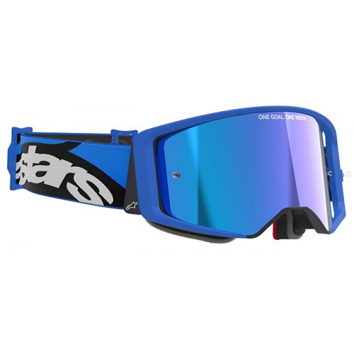 Мотоочки кроссовые Alpinestars Supertech Stream Blue -Blue