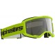 Мотоокуляри Маска Alpinestars Vision 3 Wordmark Yellow -Silver