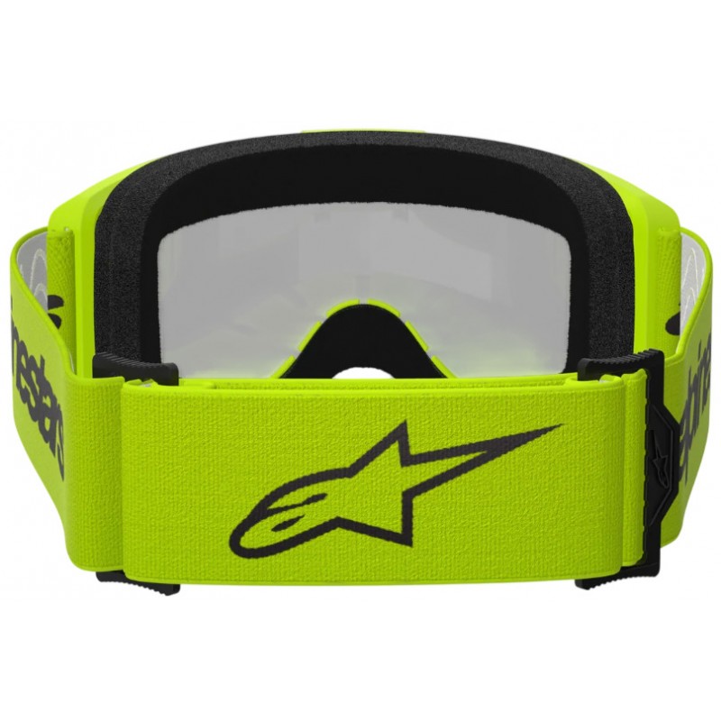 Мотоокуляри Маска Alpinestars Vision 3 Wordmark Yellow -Silver