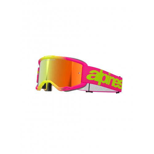 Мотоочки кроссовые Alpinestars Vision 5 Corp Wordmark Pink -Red