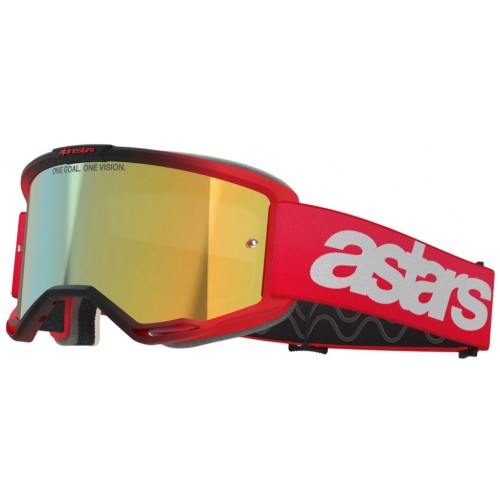 Мотоокуляри Маска Alpinestars Vision 5 Blaze Red -Gold