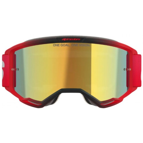 Мотоокуляри Маска Alpinestars Vision 5 Blaze Red -Gold