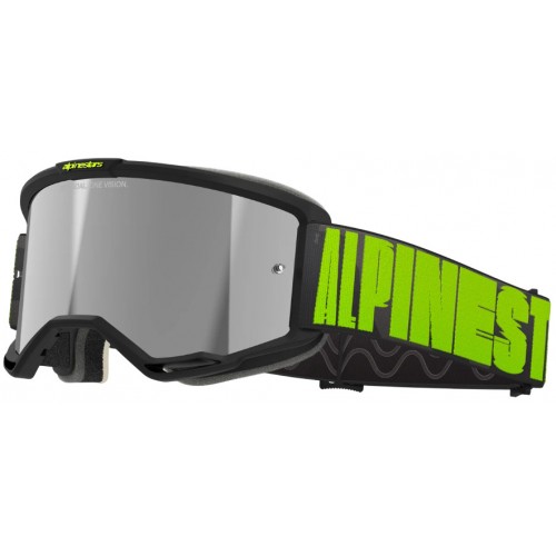 Мотоокуляри Маска Alpinestars Vision 5 Hollow Charcoal/Yellow -Silver
