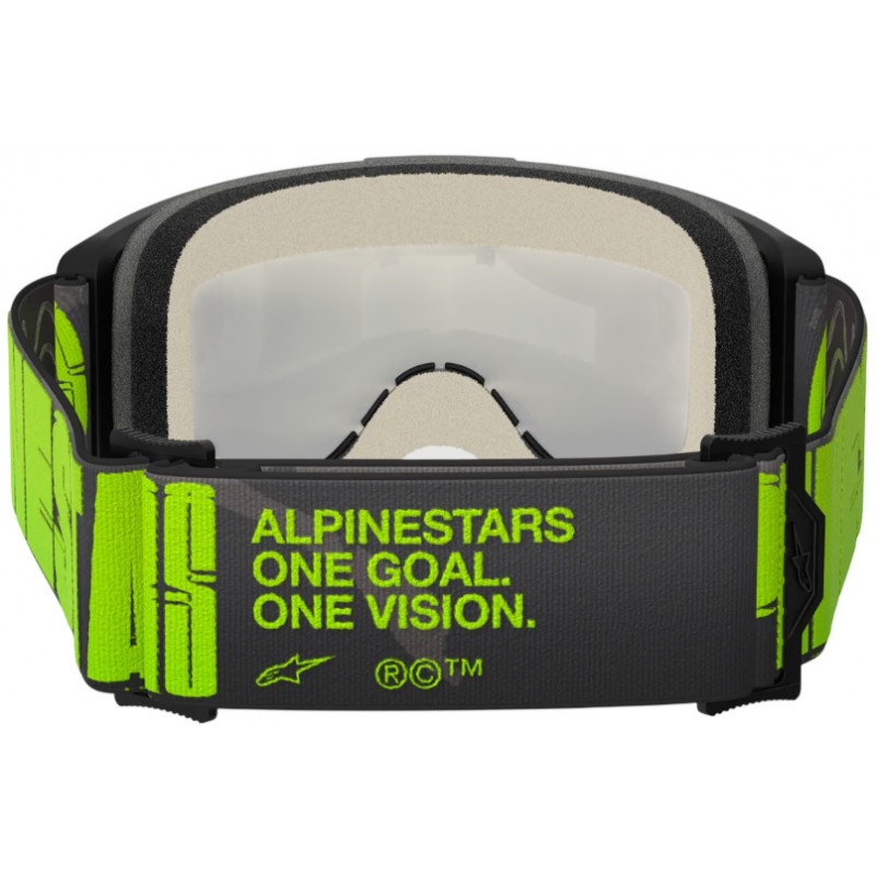 Мотоокуляри Маска Alpinestars Vision 5 Hollow Charcoal/Yellow -Silver