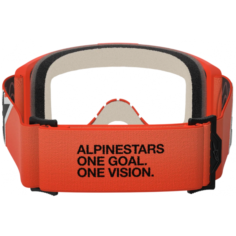 Мотоочки кроссовые Alpinestars Vision 5 Corp Orange -Clear