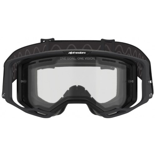 Мотоокуляри Маска Alpinestars Vision 8 Corp Black -Dual Clear