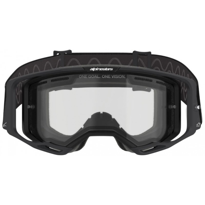Мотоокуляри Маска Alpinestars Vision 8 Corp Black -Dual Clear