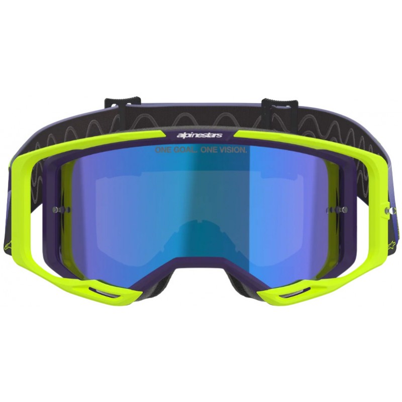 Мотоокуляри Маска Alpinestars Vision 8 Corp Purple/Yellow -Blue