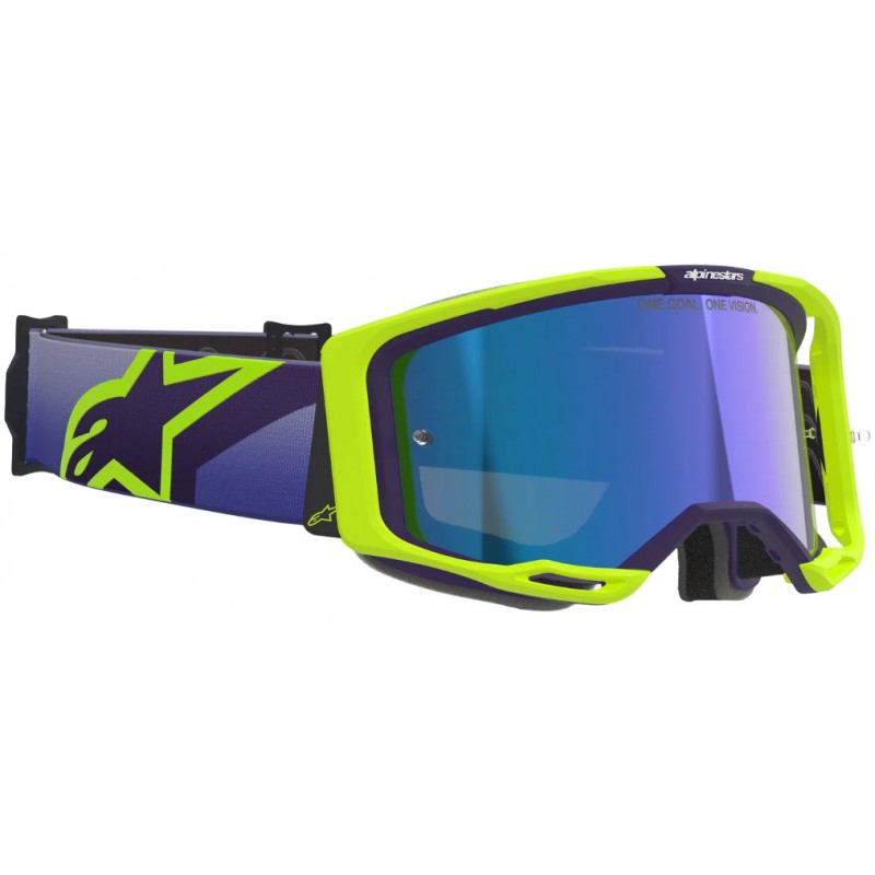 Мотоокуляри Маска Alpinestars Vision 8 Corp Purple/Yellow -Blue