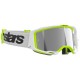 Мотоокуляри Маска Alpinestars Vision 8 Wordmark White/Yellow -Silver