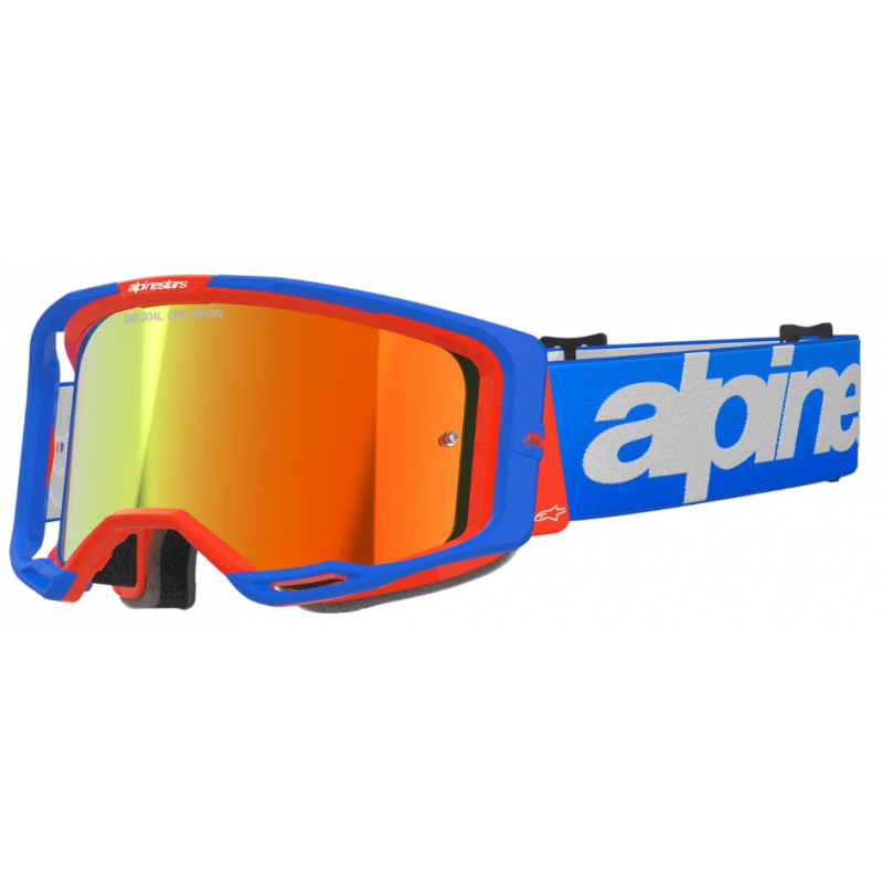 Мотоочки кроссовые Alpinestars Vision 8 Wordmark Blue -Red