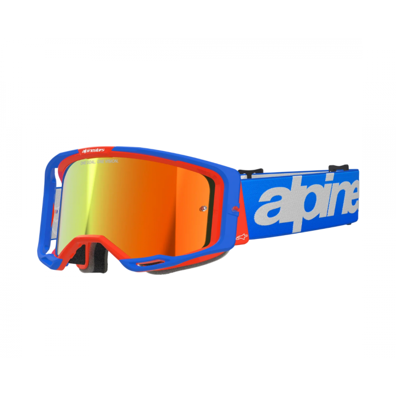 Мотоочки кроссовые Alpinestars Vision 8 Wordmark Blue -Red