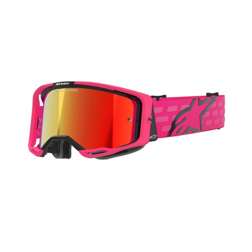 Мотоокуляри кросові Alpinestars Vision 8 Pink -Red