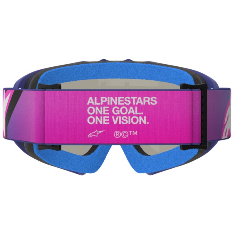 Мотоочки детские кроссовые Alpinestars Vision Corp Purple -Blue