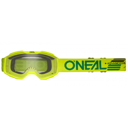 Мотоочки кроссовые детские Oneal B-10 Solid Yellow/Green -Clear