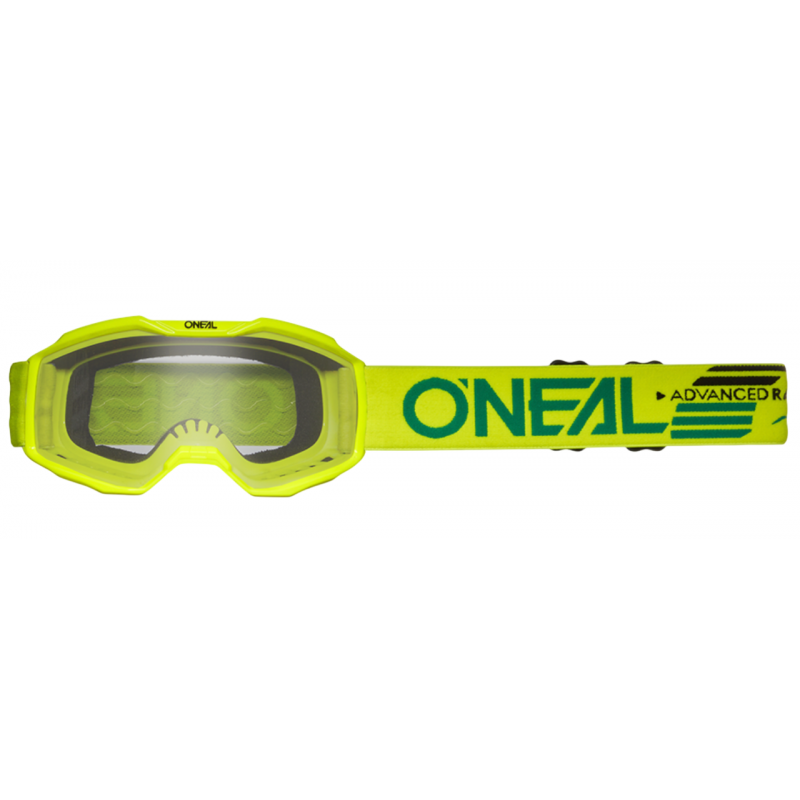 Мотоочки кроссовые детские Oneal B-10 Solid Yellow/Green -Clear