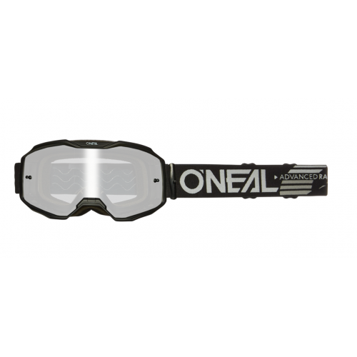 Мотоочки кроссовые Oneal B-10 Black -Silver