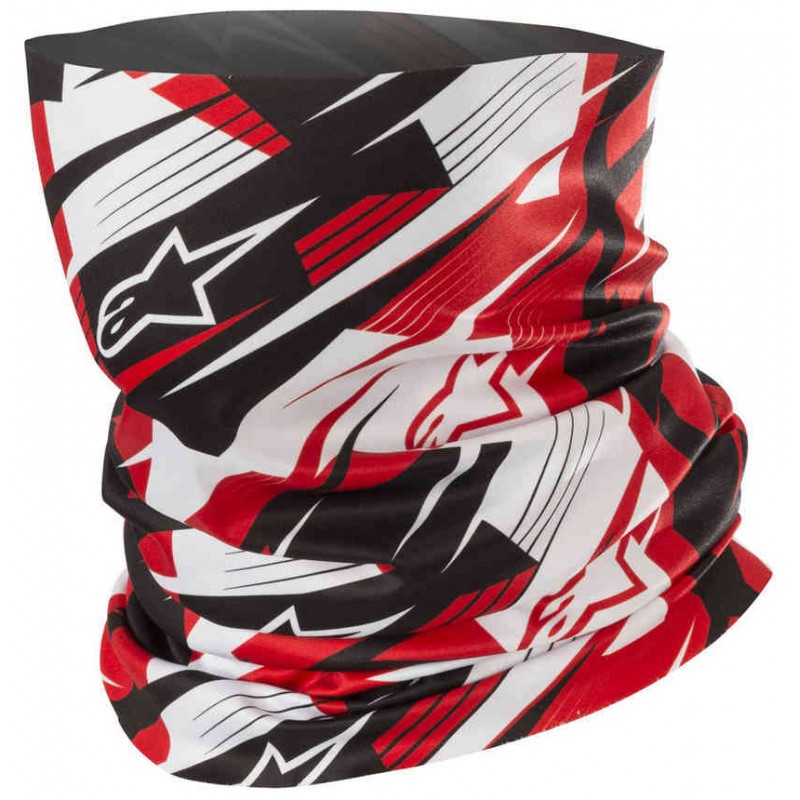 Бафф Alpinestars Blurred White/Black/Red