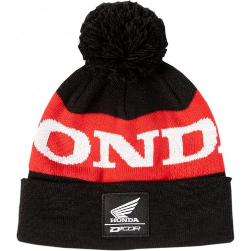 Шапка D-COR Honda Stripe Black/Red