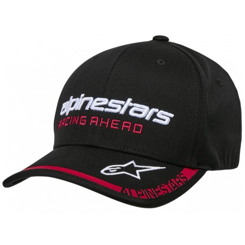 Кепка Alpinestars Indent Curved Bill Black/Red