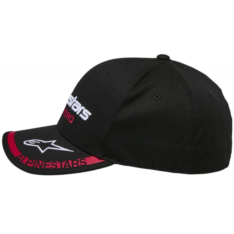 Кепка Alpinestars Indent Curved Bill Black/Red