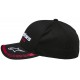 Кепка Alpinestars Indent Curved Bill Black/Red