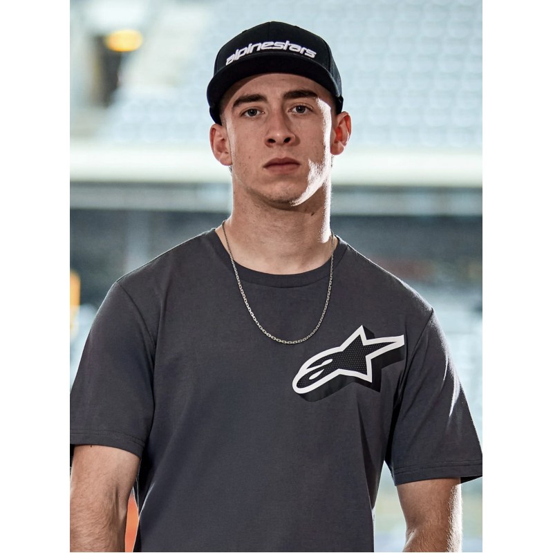 Кепка Alpinestars Indent Curved Bill Black/Red