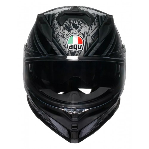 Мотошолом AGV K7 Damascus Black/Silver