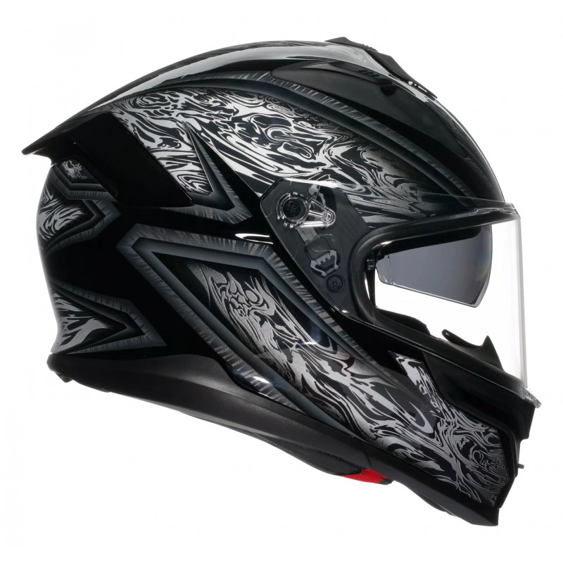 Мотошолом AGV K7 Damascus Black/Silver