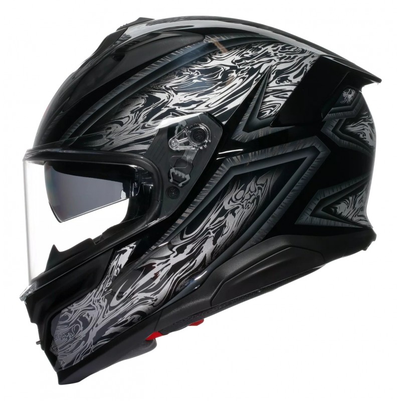 Мотошолом AGV K7 Damascus Black/Silver